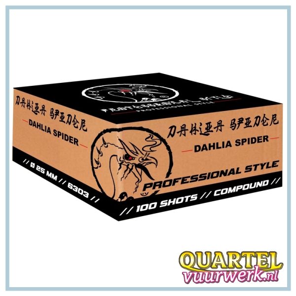 Prof-Style Dahlia Spider 100's | 25mm | 1.000 grams (Nieuw in 2022) [WEC6303]