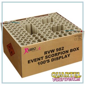 Rubro Event Scorpion box 100.s compound NEW (Nieuw in 2023) [RUB982]