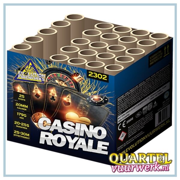 EVOLUTION Casino Royale 25 shots 20mm (Nieuw in 2025) [WEC2302]