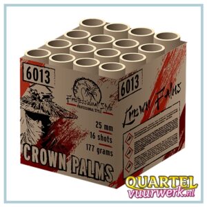 Prof-Style Crown Palms 16 shots 25mm NEW (Nieuw in 2025) [WEC6013]