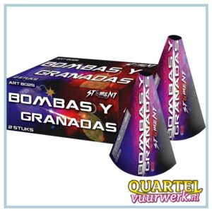 ST8MENT Bombas y Granadas 2 stuks (Nieuw in 2025) [WEC8025]