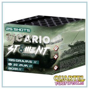 ST8MENT Sicario 25 shots 20mm (RESTANT 2024) (Nieuw in 2025) [WEC8031]
